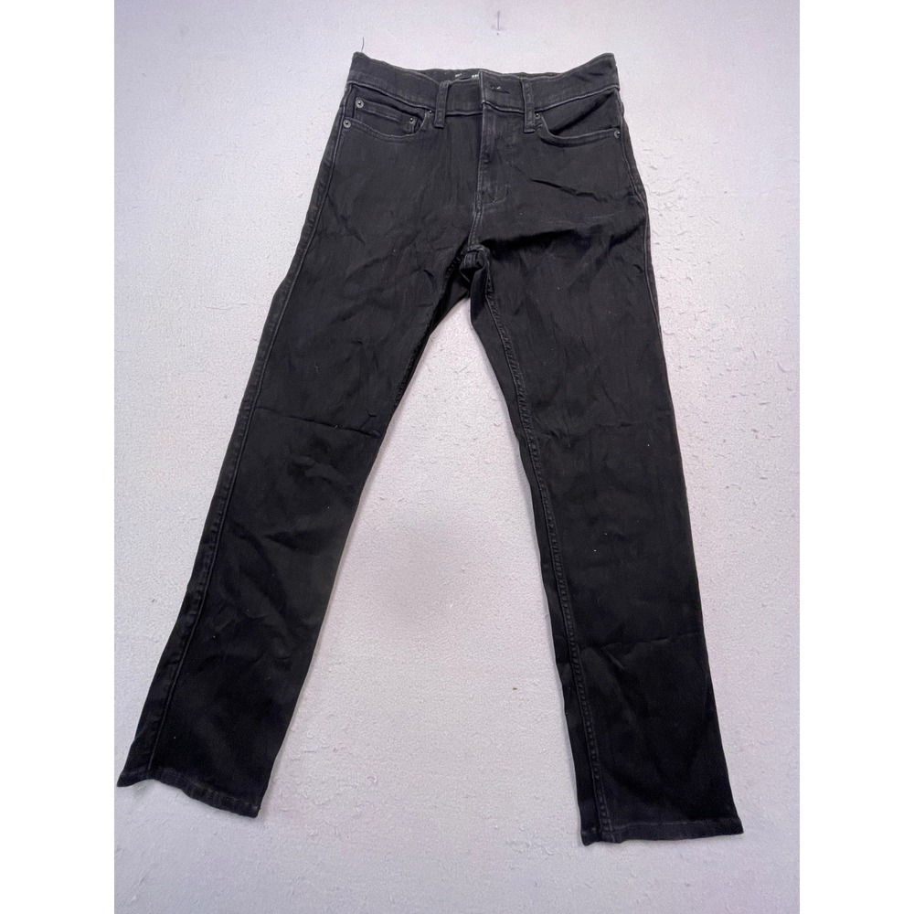 Hollister Slim Straight Advanced Stretch Denim Black 28x30 Mens